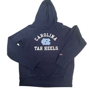 League UNC Carolina Tar Heels Navy Blue Hoodie Sweatshirt Mens Medium Collegiate